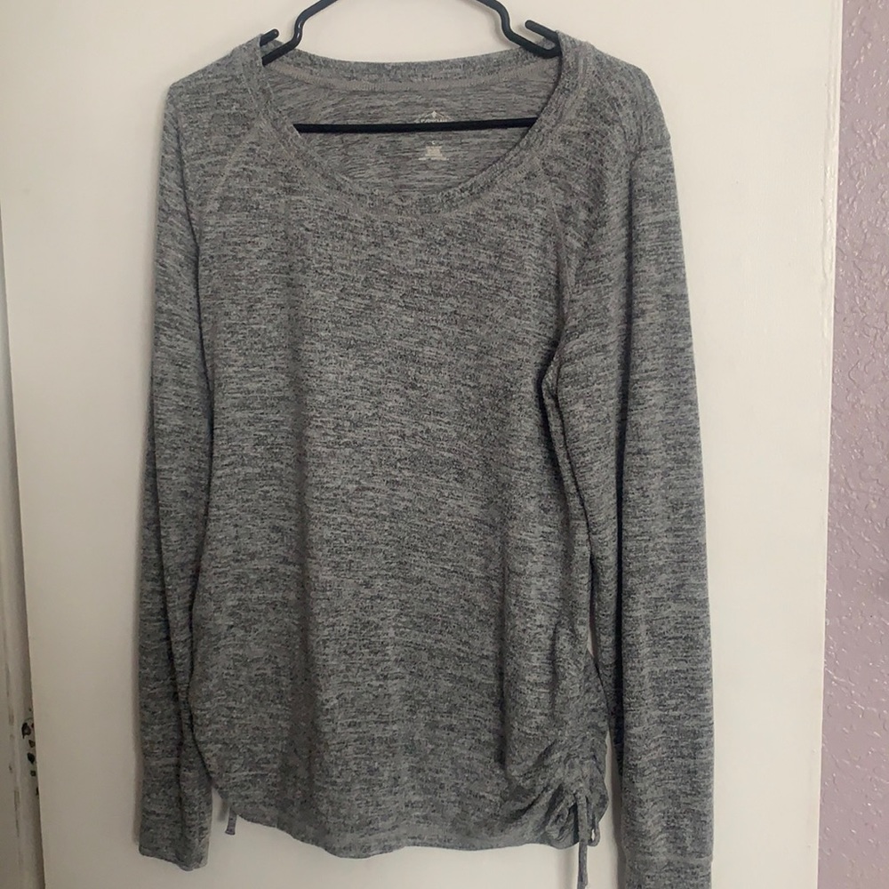 Comfortable gray sweater